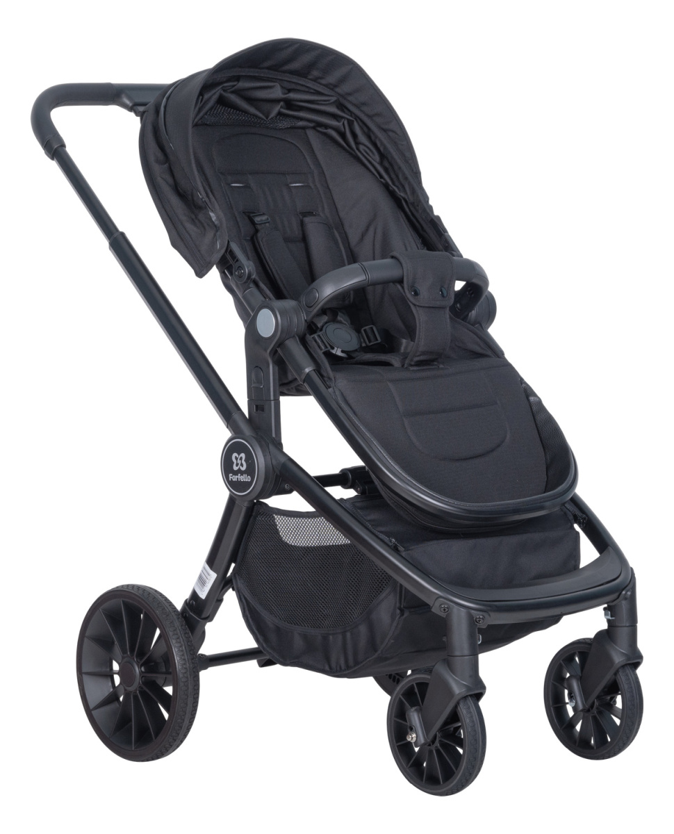 Коляска модульная 3 в 1 Farfello Baby shell BBS (BBS-17 Black/Черный)