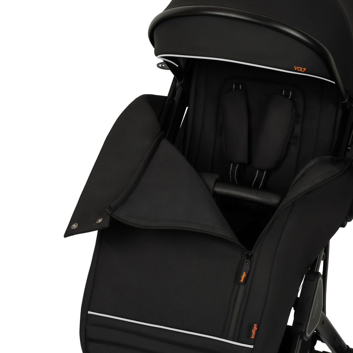 Коляска прогулочная Indigo VOLT черный