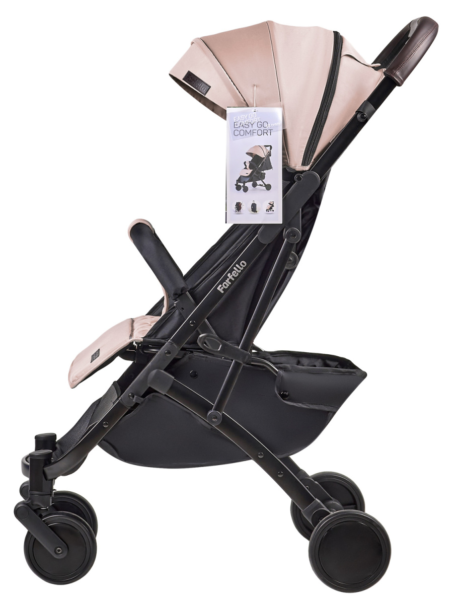 Коляска детская прогулочная Farfello Easy Go Comfort (Vanilla Сливочный)