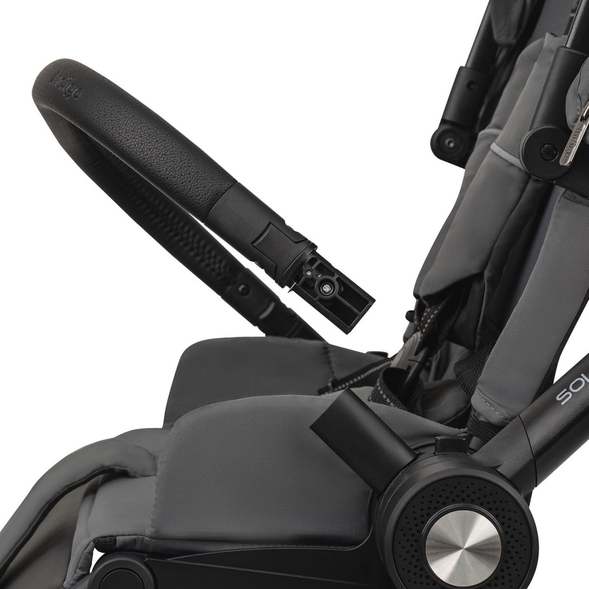 Коляска прогулочная Indigo SOLAR серый