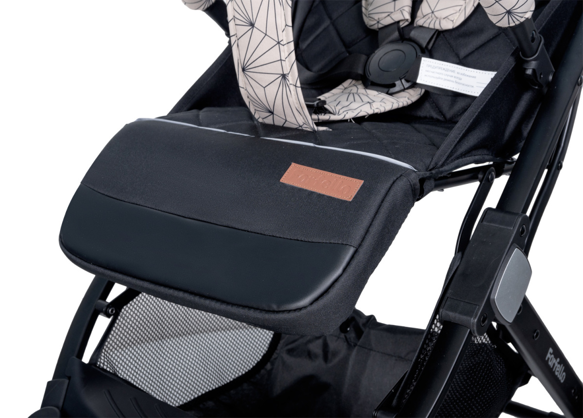 Коляска детская прогулочная Farfello Comfy Go (Tracery beige/ажурный бежевый CG-55)