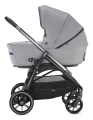 Коляска 3 в 1 Inglesina Aptica  с подставкой под люльку Stand Up, Silk Grey