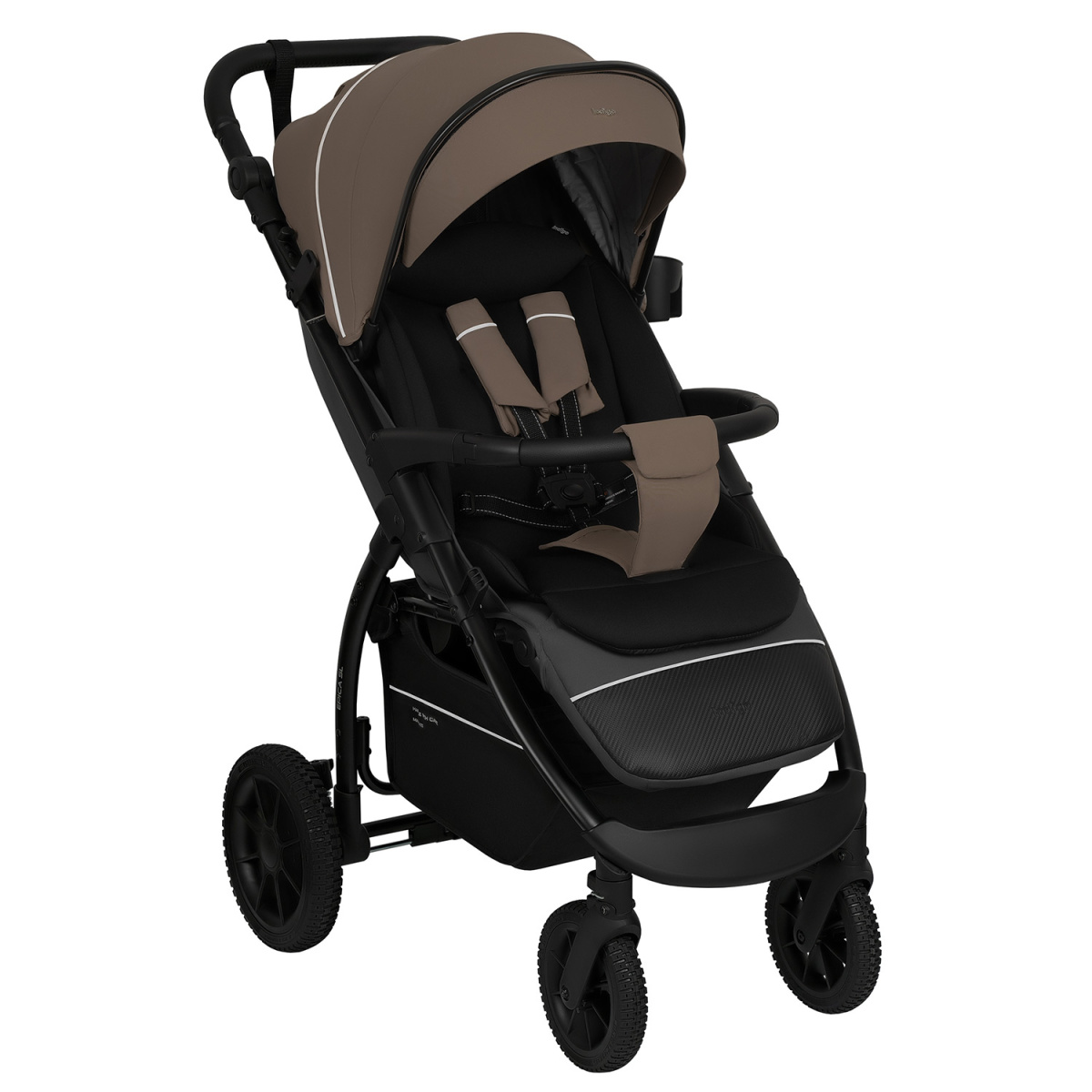 Коляска прогулочная Indigo EPICA SL, тем.бежевый-серый