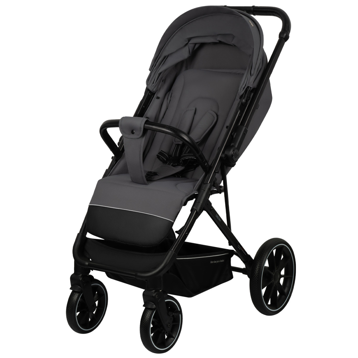 Коляска прогулочная Indigo Delta+ темно-серый