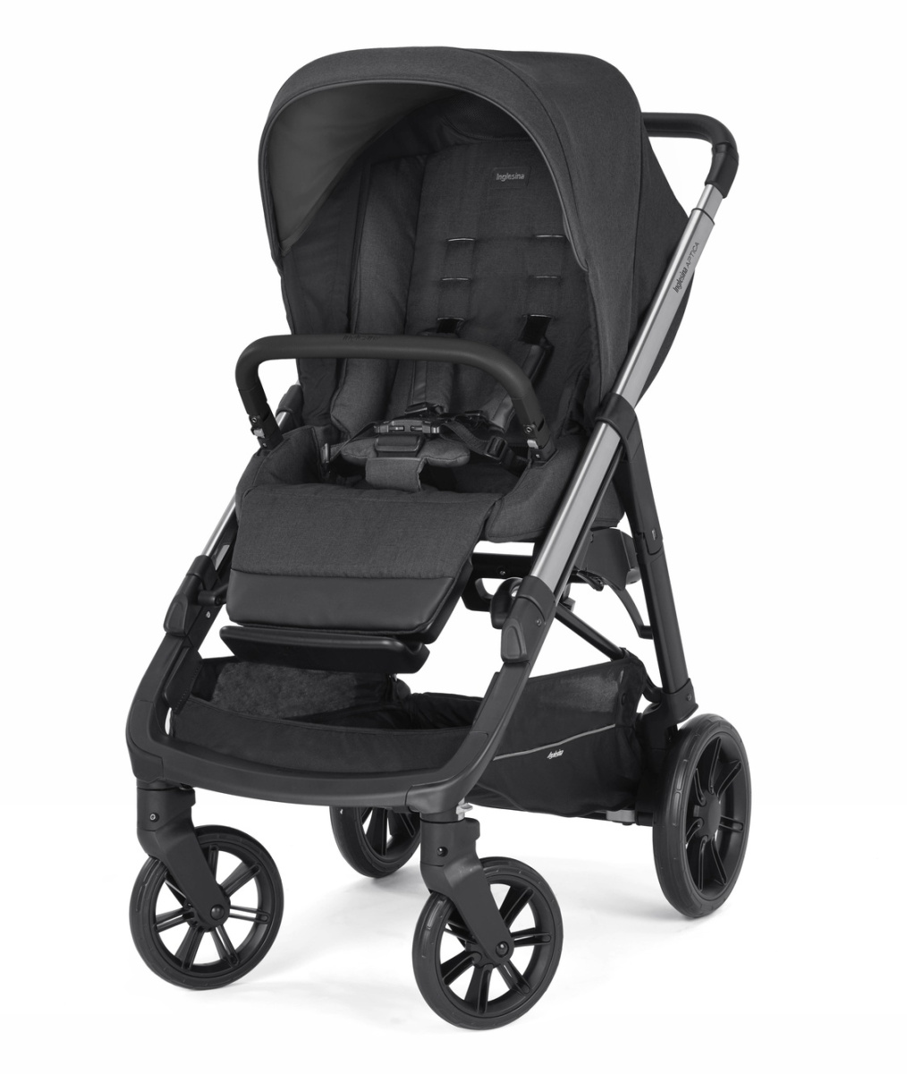 Коляска 2 в 1 Inglesina Aptica с подставкой под люльку Stand Up, Mystic Black