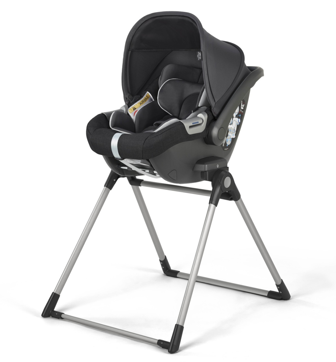 Коляска 3 в 1 Inglesina Aptica с подставкой под люльку Stand Up, Mystic Black