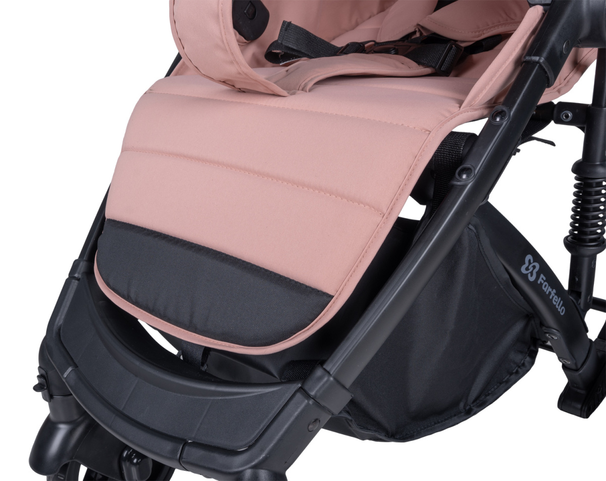 Коляска детская прогулочная Farfello Bino Angel Plus (Powdery/Пудровый)