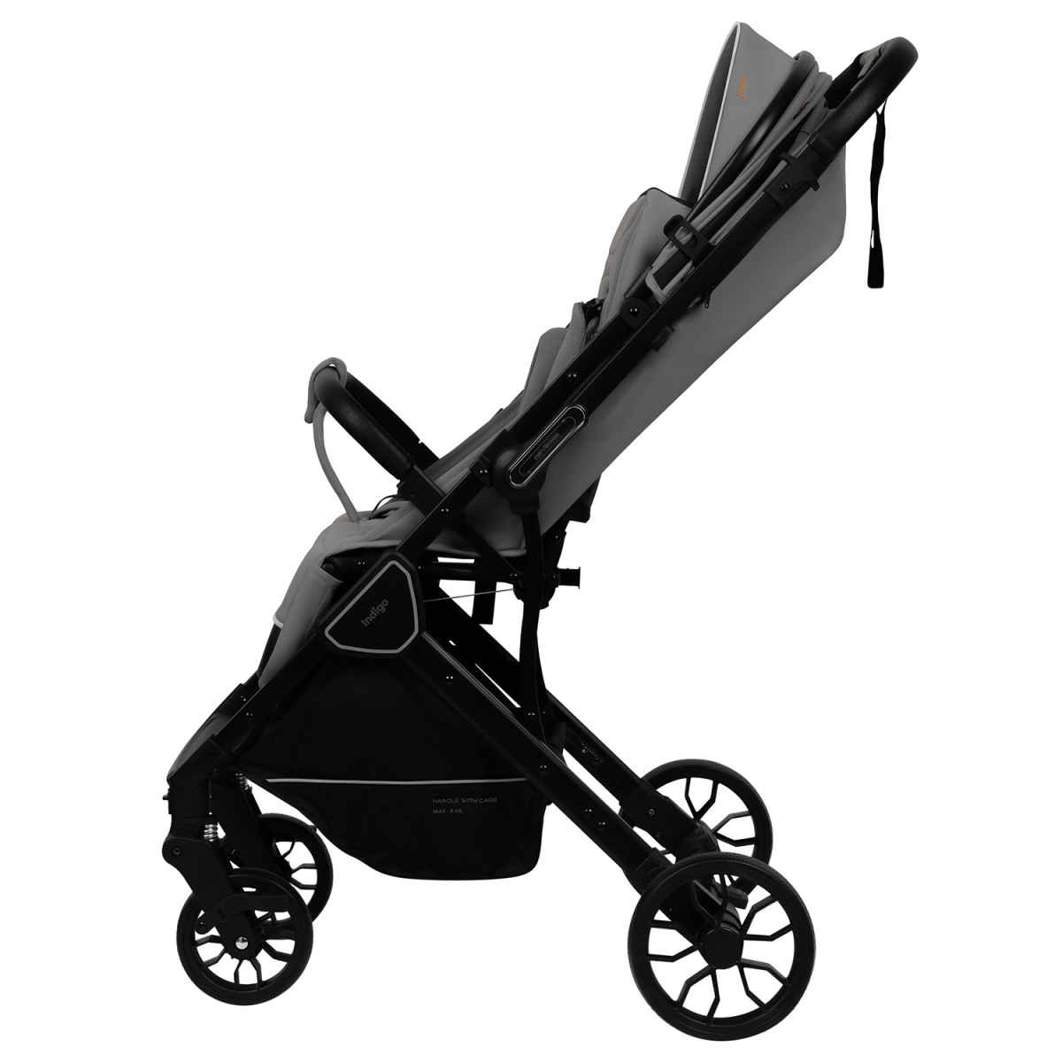 Коляска прогулочная Indigo VOLT светло-серый