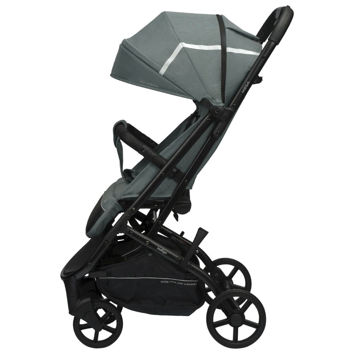 Коляска прогулочная Indigo MEGA зеленый