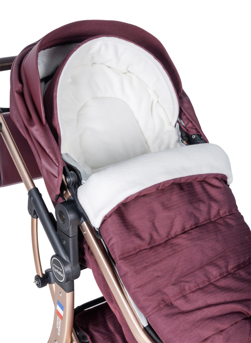 Коляска трансформер Farfello Aimile Original Autumn  (Сладкая Вишня / Sweet Cherry, арт.АА-3)