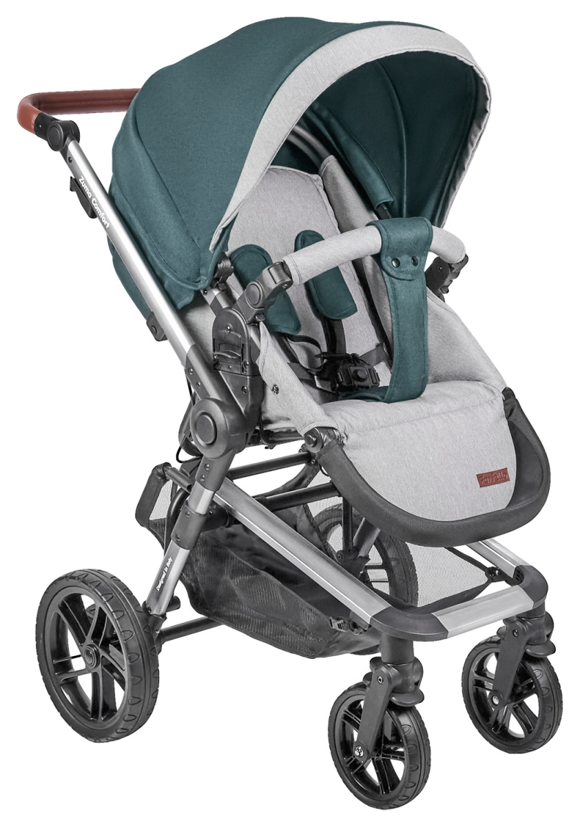 Коляска модульная 2 в 1 Farfello Zuma Duo Comfort (ZDC-12 Изумрудный)