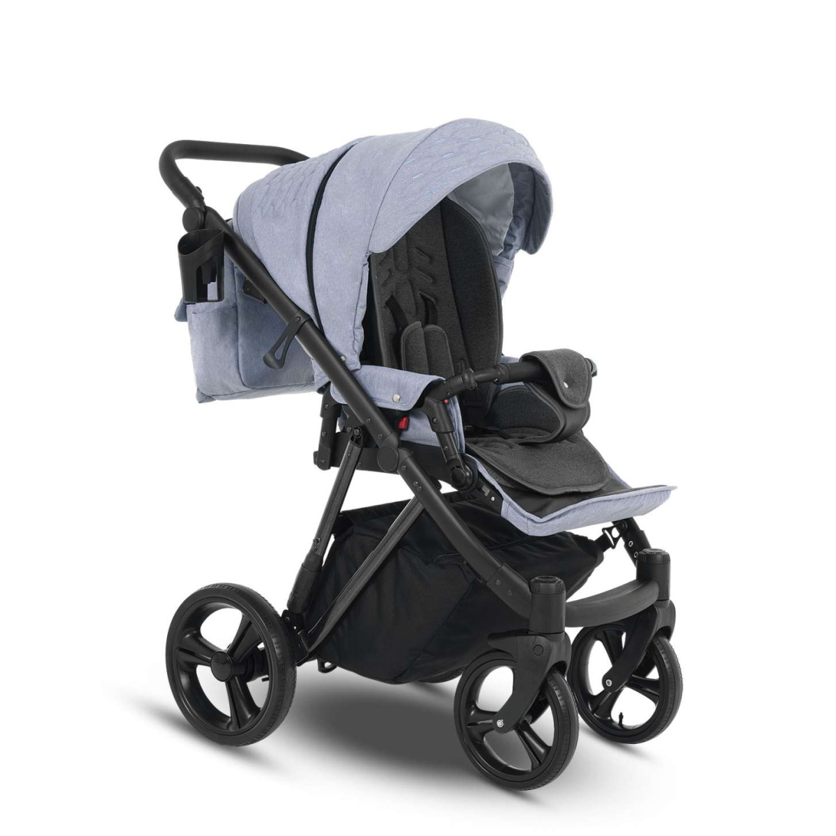 Коляска Camarelo Faro 2 в 1 голубой меланж