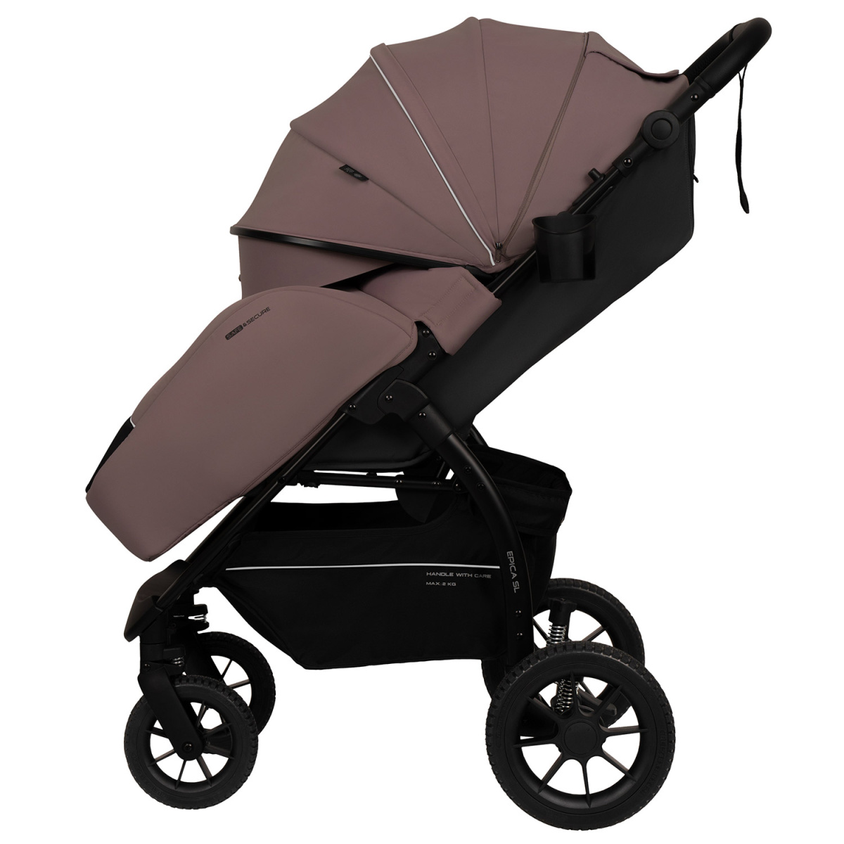 Коляска прогулочная Indigo EPICA SL, розовый