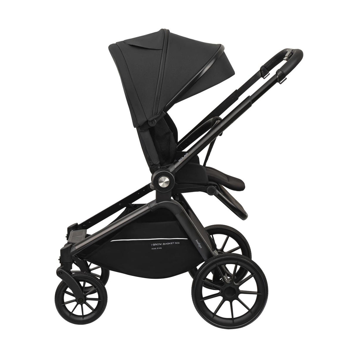 Коляска прогулочная Indigo SOLAR черный