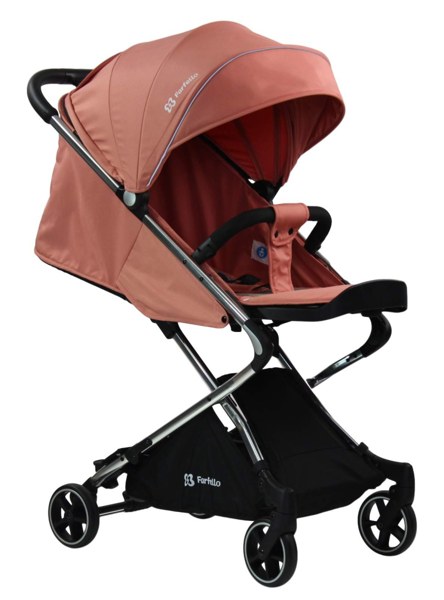Коляска детская прогулочная Farfello Bliss  (Coral/ Коралловый)