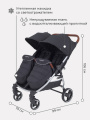 Коляска для близнецов MOWBABY Tandem MB170 Black