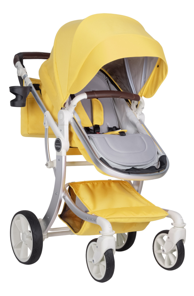 Коляска трансформер Farfello Aimile Original New Pearl (Попкорн NDP-7)