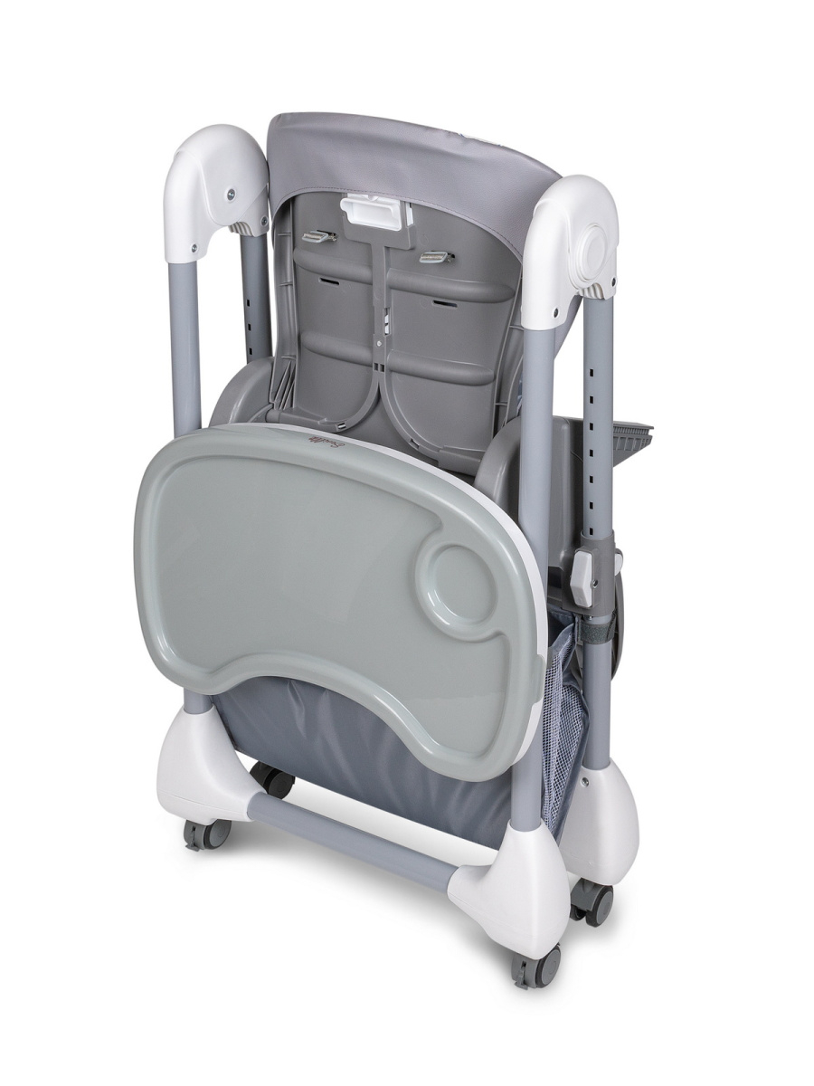 Стульчик для кормления Sevillababy Zoo Brown, Dk.Grey, т.серый, динозаврик