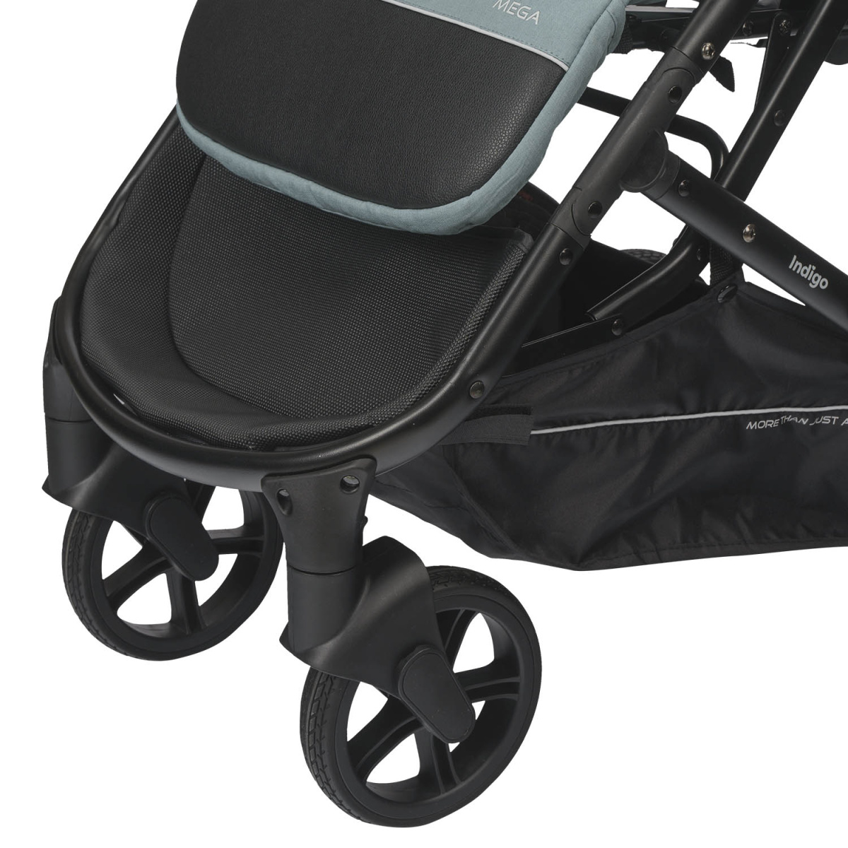 Коляска прогулочная Indigo MEGA голубой