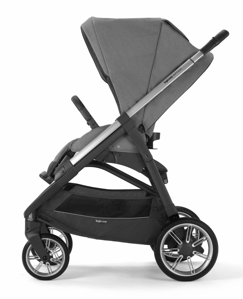 Коляска 3 в 1 Inglesina Aptica  с подставкой под люльку Stand Up, Kensington Grey