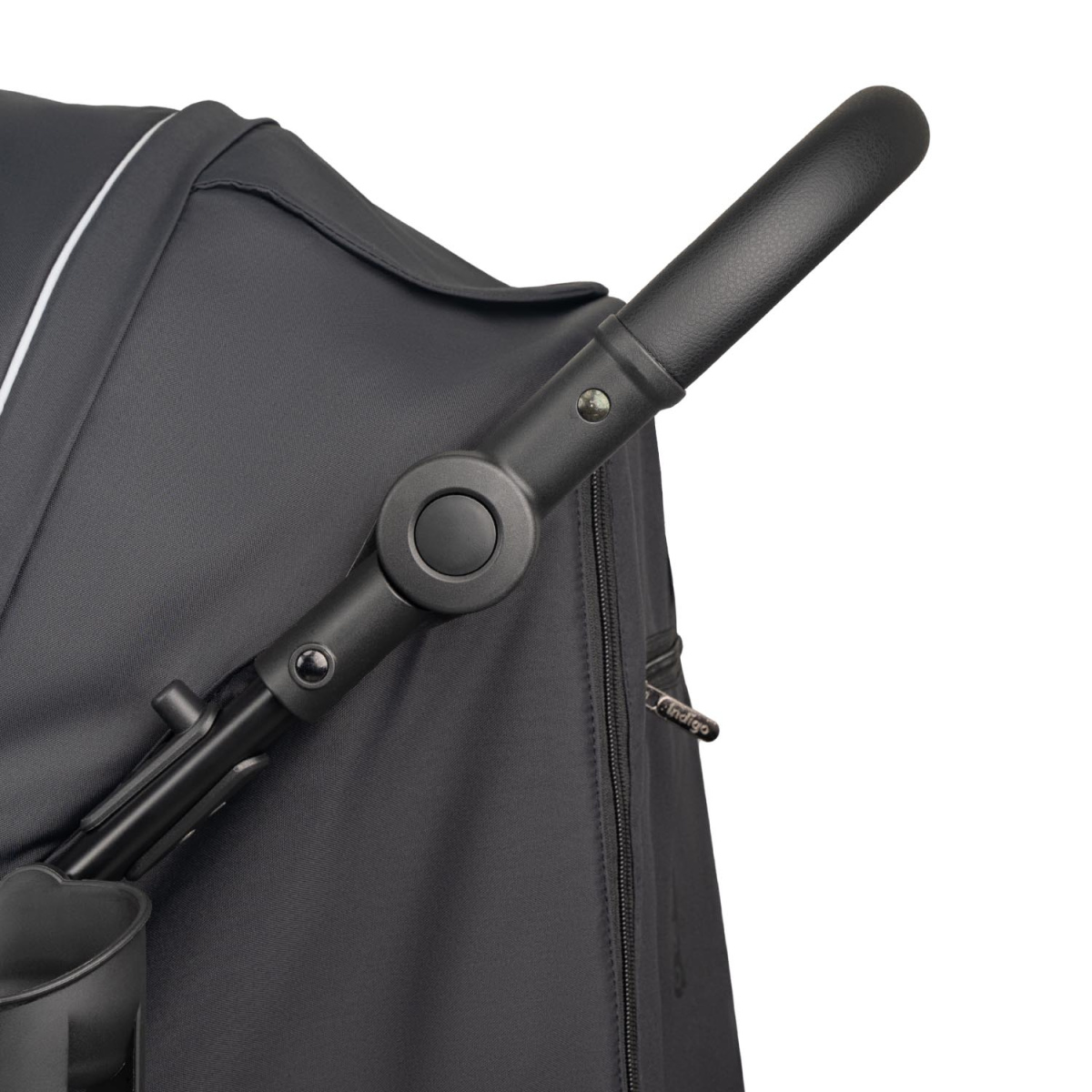 Коляска прогулочная Indigo EPICA XL AIR с сумкой черный