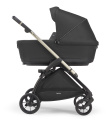 Коляска 3 в 1 Inglesina Electa с подставкой под люльку Stand Up, Upper Black