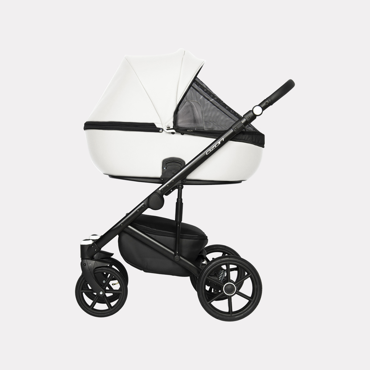 Коляска 3 в 1 Riko Basic Ozon, 07 белый