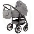 Коляска 2 в 1 Rant Fenix Prime 02 серый джинс