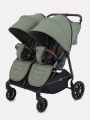 Коляска прогулочная для двойни Rant Twinny Olive 2025