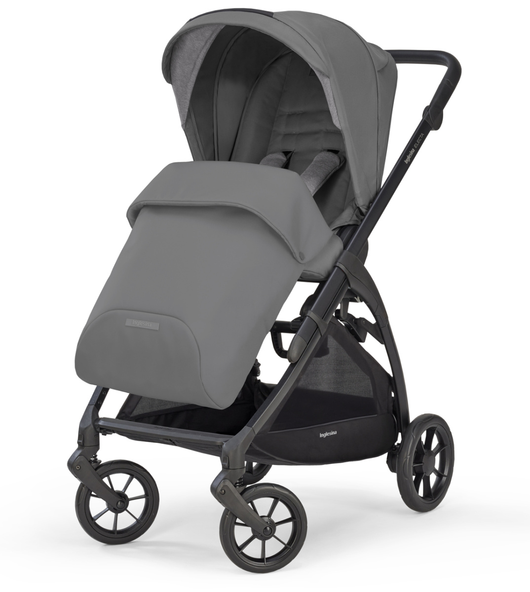 Коляска 3 в 1 Inglesina Electa с подставкой под люльку Stand Up, Chelsea Grey
