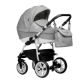Коляска 2 в 1 Indigo Special, Is 04 (Серая кожа)